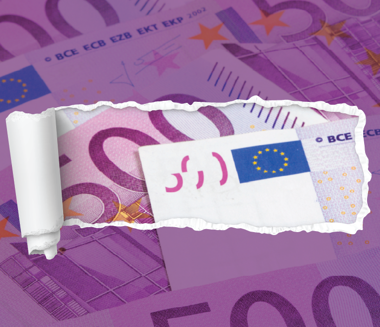 Imagens de notas de 500€}