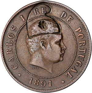 20 réis com grafito republicano