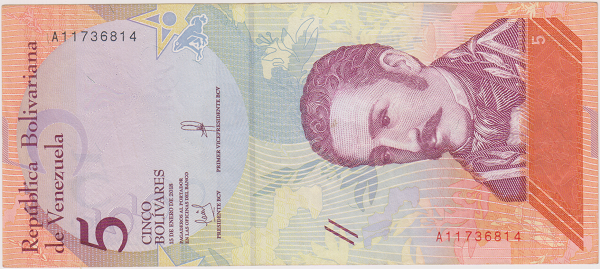 5 bolívares