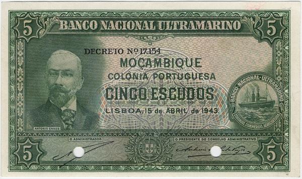 5 escudos