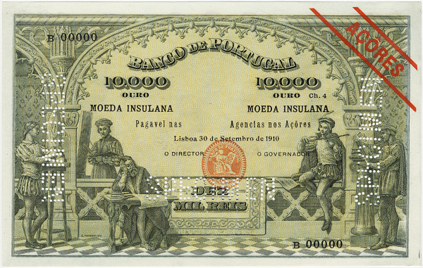 10 000 réis  