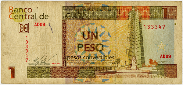 1 peso convertível