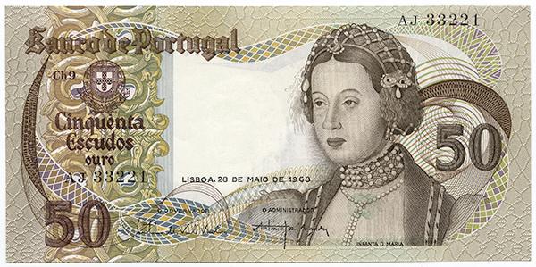 50 escudos  