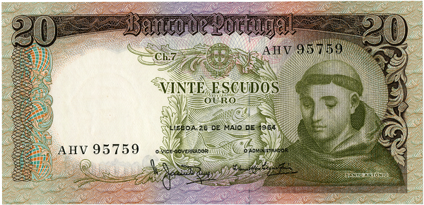 20 escudos  