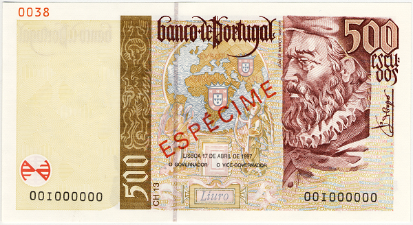 500 escudos