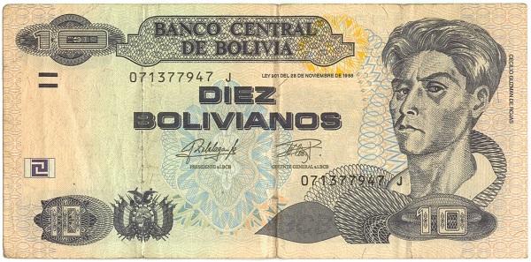 10 bolivianos