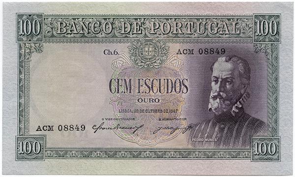 100 escudos  