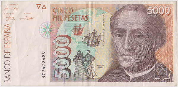 5000 pesetas