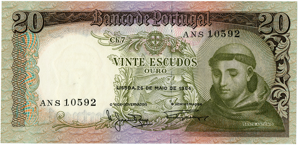 20 escudos  