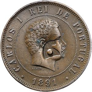 20 réis com carimbo republicano