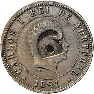 20 réis com carimbo republicano