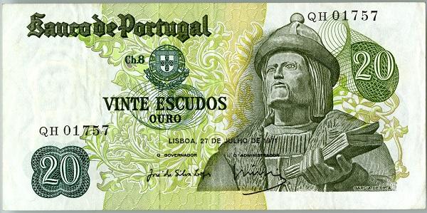 20 escudos