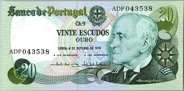 20 escudos